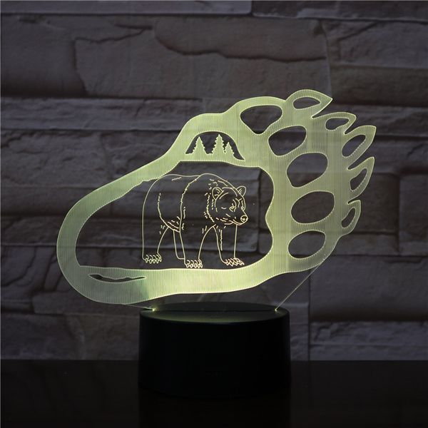 bear design paw shape led 3d night light with 16 colors remote change kids sleeping night atmosphere3d-2248 dropshipping
bear design paw shape led 3d night light with 16 colors remote change kids sleeping night atmosphere3d-2248 dropshipping