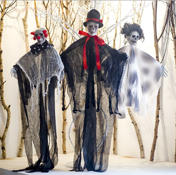 2020 new halloween fabric simulation hanging ghost pendant bar atmosphere layout props
2020 new halloween fabric simulation hanging ghost pendant bar atmosphere layout props