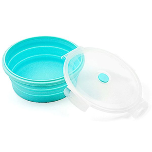 round silicone folding portable bento box collapsible lunch box for kid food dinnerware microwave food storage container dinnerware sets
round silicone folding portable bento box collapsible lunch box for kid food dinnerware microwave food storage container dinnerware sets