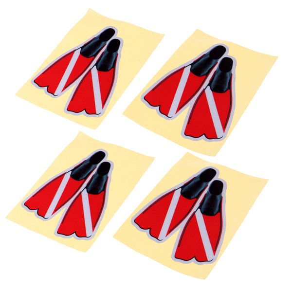 4pcs self-adhesive reflective scuba diving diver dive fins sticker flippers decal for swimming car truck bumper 14 x 11 cm/5.5 x 4.3 inch
4pcs self-adhesive reflective scuba diving diver dive fins sticker flippers decal for swimming car truck bumper 14 x 11 cm/5.5 x 4.3 inch