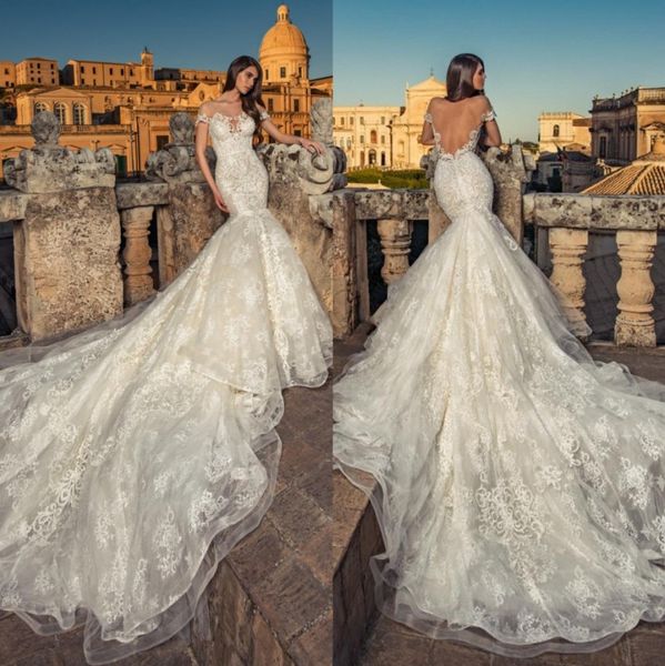 luxury mermaid lace backless wedding dresses off the shoulder neck beaded bridal gowns cathedral train trumpet robe de mariée, White
luxury mermaid lace backless wedding dresses off the shoulder neck beaded bridal gowns cathedral train trumpet robe de mariée, White