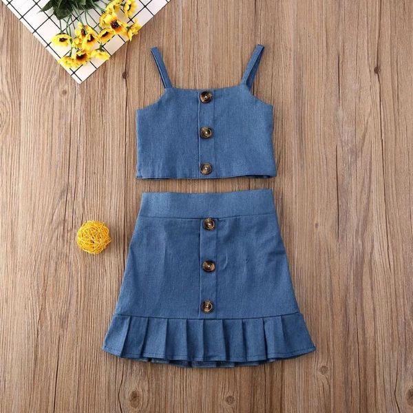 2pcs toddler summer baby girl clothes set sleeveless rest casual ruffles skirts infant newborn beach party clothing outfits, White
2pcs toddler summer baby girl clothes set sleeveless rest casual ruffles skirts infant newborn beach party clothing outfits, White