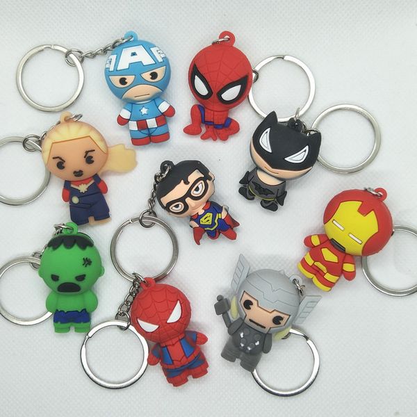 batman cartoon 3d silicone doll key chain keychains iron man captain america funny cute pendant keyrings clefs kids gift
batman cartoon 3d silicone doll key chain keychains iron man captain america funny cute pendant keyrings clefs kids gift