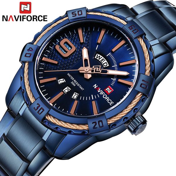 2018 new arrival naviforce brand men luxury watch men's sport watches 30m waterproof stainless steel analog quartz wristwatches, Slivery;brown
2018 new arrival naviforce brand men luxury watch men's sport watches 30m waterproof stainless steel analog quartz wristwatches, Slivery;brown