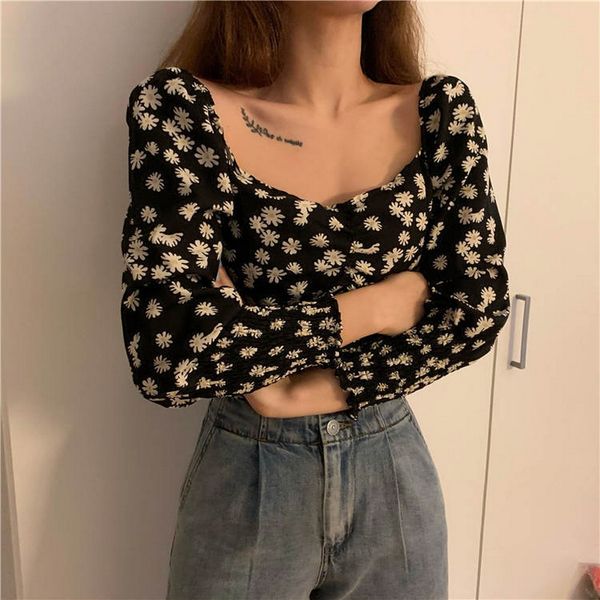 summer casual shirts blouses women sweetheart neckline button up crop women puff sleeved little daisy crop blouse fashion, White
summer casual shirts blouses women sweetheart neckline button up crop women puff sleeved little daisy crop blouse fashion, White