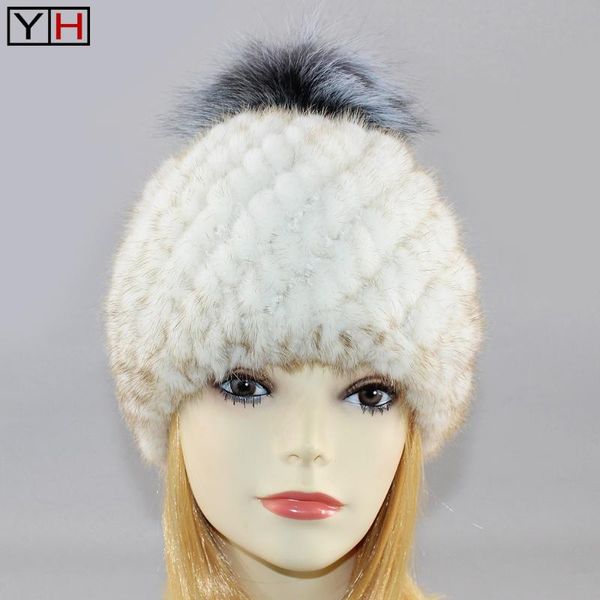 winter women's real hat with silver fur ball lady handmade knitted natural caps good elastic cap, Blue;gray
winter women's real hat with silver fur ball lady handmade knitted natural caps good elastic cap, Blue;gray