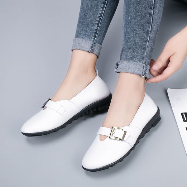 female mom shoes buckle flats woman moccasins women's sewing ladies shallow women comfortable footwear plus szie 44, Black
female mom shoes buckle flats woman moccasins women's sewing ladies shallow women comfortable footwear plus szie 44, Black