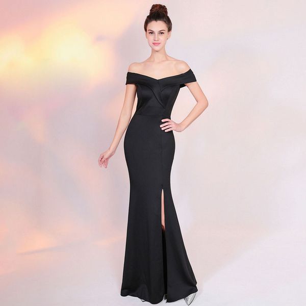 brand new women automn elegant bodycon alash neck split dress prom dress formal party evening gown, White;black
brand new women automn elegant bodycon alash neck split dress prom dress formal party evening gown, White;black