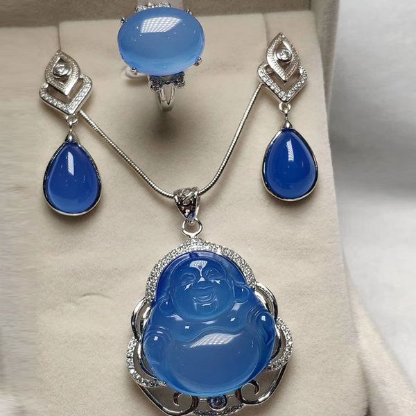 onyx green chalcedony s925 silver inlay set women's three-piece earring ring pendant send certificate
onyx green chalcedony s925 silver inlay set women's three-piece earring ring pendant send certificate