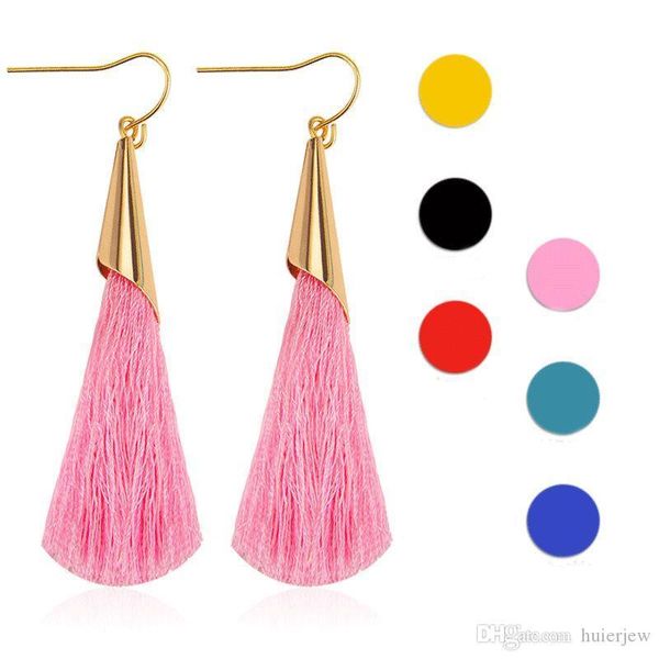 tassel earrings black white silk fabric long drop earring tassel bohemian earrings, Golden
tassel earrings black white silk fabric long drop earring tassel bohemian earrings, Golden