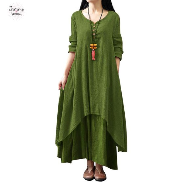 dress long sleeve fashion women casual loose solid long sleeve autumn oversized ladies dresses big size boho long maxi dress, Black;gray
dress long sleeve fashion women casual loose solid long sleeve autumn oversized ladies dresses big size boho long maxi dress, Black;gray