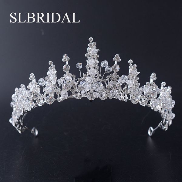 slbridal ручной проводная стразы кристаллы люкс свадебные tiara оголовье palace royal queen princess crown аксессуары для волос, Golden;white
slbridal ручной проводная стразы кристаллы люкс свадебные tiara оголовье palace royal queen princess crown аксессуары для волос, Golden;white