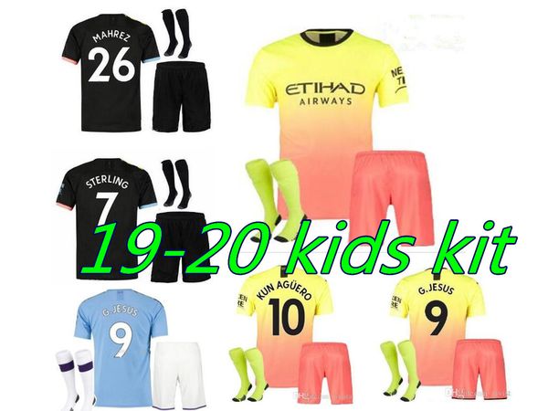 2019/20 kids soccer jerseys 2019 2020 celebration mashup kids kit kun aguero de bruyne city home away shirt full kit with socks, Black
2019/20 kids soccer jerseys 2019 2020 celebration mashup kids kit kun aguero de bruyne city home away shirt full kit with socks, Black