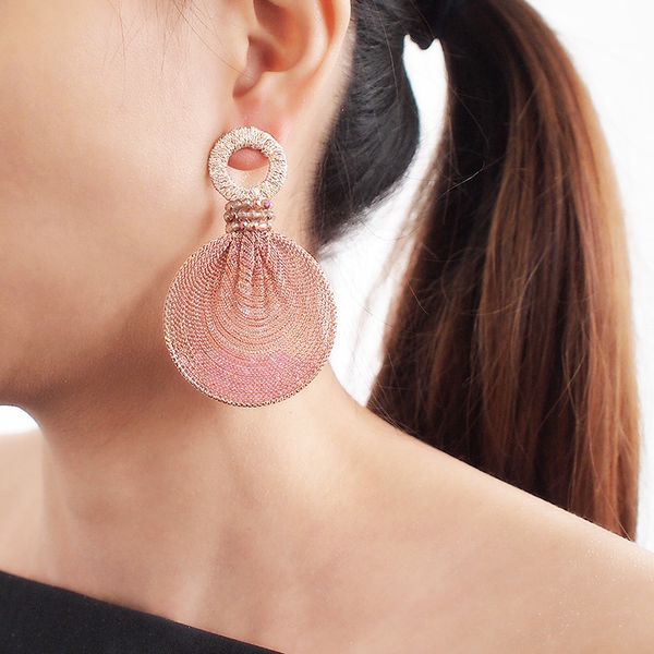fashion-bohemia resin beads drop dangle earrings women circular silk ribbon elegant statement earrings party jewelry 5 colors, Silver
fashion-bohemia resin beads drop dangle earrings women circular silk ribbon elegant statement earrings party jewelry 5 colors, Silver