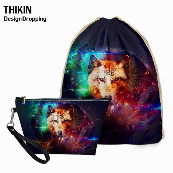 thikin 2pcs galaxy animal pattern ladies drawstring backpack makeup bags travel large capacity drawstring pouch
thikin 2pcs galaxy animal pattern ladies drawstring backpack makeup bags travel large capacity drawstring pouch
