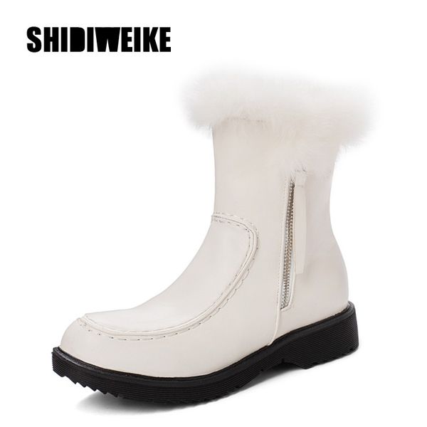 2019 winter zipper women's snow boots non-slip thick warm ankle boots women fashion winter cotton shoes size 34-43 j677, Black
2019 winter zipper women's snow boots non-slip thick warm ankle boots women fashion winter cotton shoes size 34-43 j677, Black