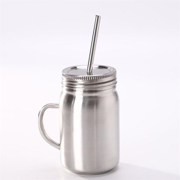 mason jar cups stainless steel mugs portable outdoor single wall with straw and lid 700ml 16gy f1
mason jar cups stainless steel mugs portable outdoor single wall with straw and lid 700ml 16gy f1