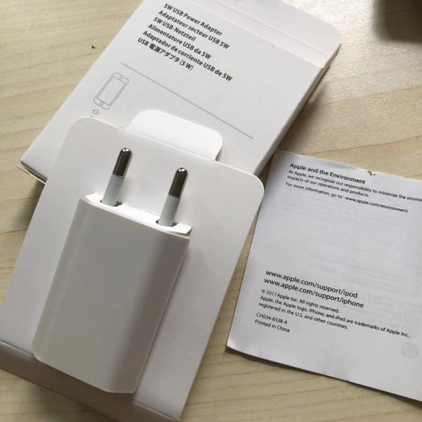 100pc late t packaging box a1400 a1385 eu u wall charger 5w 5v 1a home adaptor charging ac adapter for 7 7plu 6 6 5 5 with retail box
100pc late t packaging box a1400 a1385 eu u wall charger 5w 5v 1a home adaptor charging ac adapter for 7 7plu 6 6 5 5 with retail box