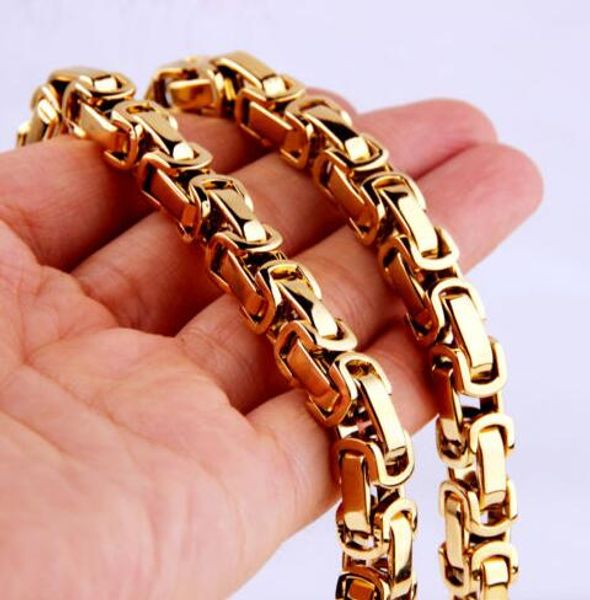 Высокое Качество Нержавеющей Стали 316L 18 К Золото Кубинская Коробка Цепи Мужчины /
Высокое Качество Нержавеющей Стали 316L 18 К Золото Кубинская Коробка Цепи Мужчины /