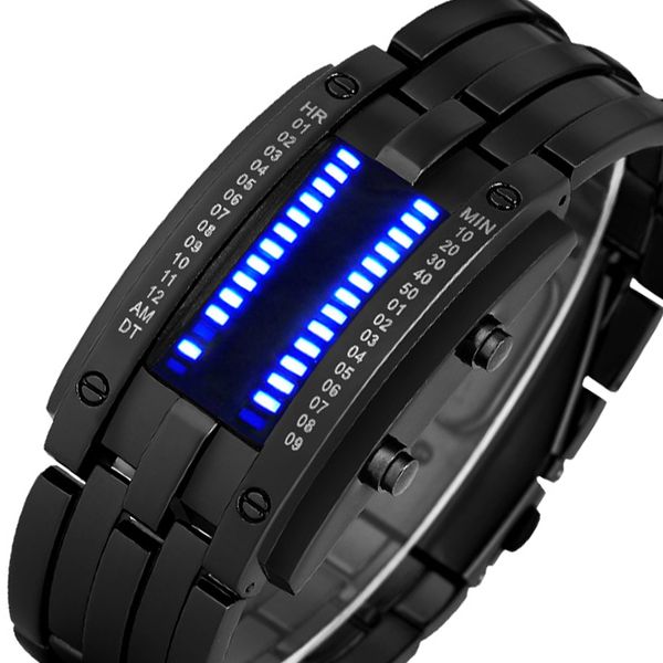 aidis unique watches men fashion digital sport watch men creative led display couple watch waterproof full steel wristwatch man, Slivery;brown
aidis unique watches men fashion digital sport watch men creative led display couple watch waterproof full steel wristwatch man, Slivery;brown