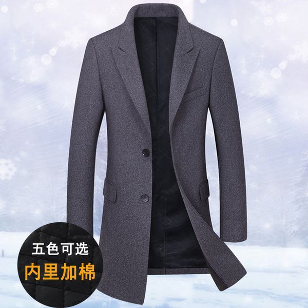 winter new style men's duffle coat slim fit woolen coat men's mid-length thick men woolen overcoat, Black
winter new style men's duffle coat slim fit woolen coat men's mid-length thick men woolen overcoat, Black