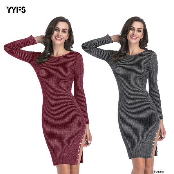 womens designer abaydress under the split button knit dress long bag hip wool skirt femaleji9i, Black;gray
womens designer abaydress under the split button knit dress long bag hip wool skirt femaleji9i, Black;gray