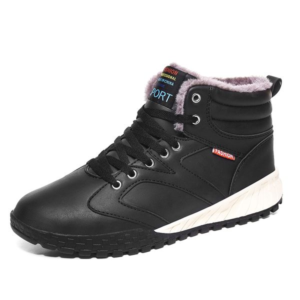 zapatos de hombre winter shoes men leather motorcycle boots shoes snow with fur plush warm vintage male casual boot booties vii, Black
zapatos de hombre winter shoes men leather motorcycle boots shoes snow with fur plush warm vintage male casual boot booties vii, Black