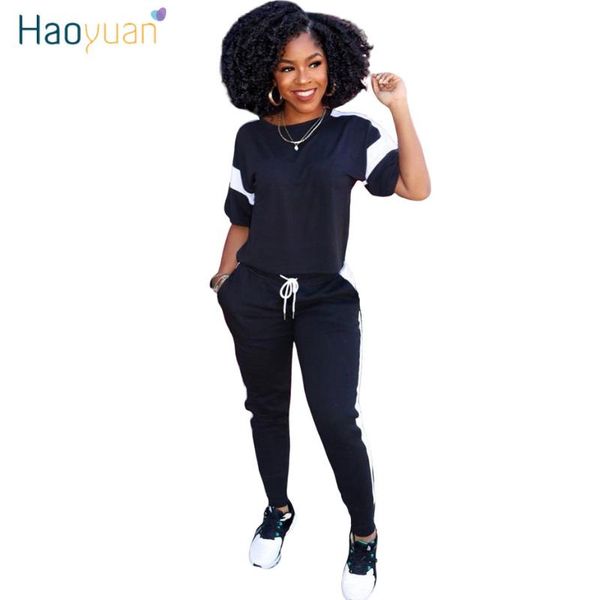 haoyuan splice two piece set summer clothes for women festival tracksuit pant sweat suit casual outfits matching sets, White
haoyuan splice two piece set summer clothes for women festival tracksuit pant sweat suit casual outfits matching sets, White