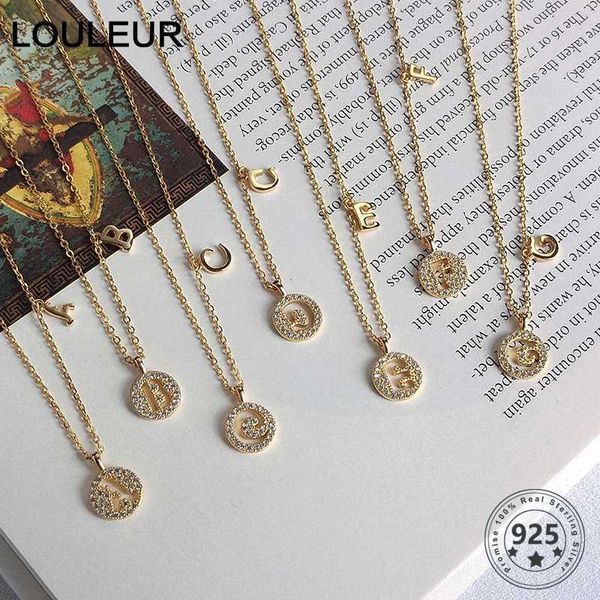 louleur 26 english letter 925 sterling silver necklace western style zircon gold necklace for women jewelry birthday gift
louleur 26 english letter 925 sterling silver necklace western style zircon gold necklace for women jewelry birthday gift