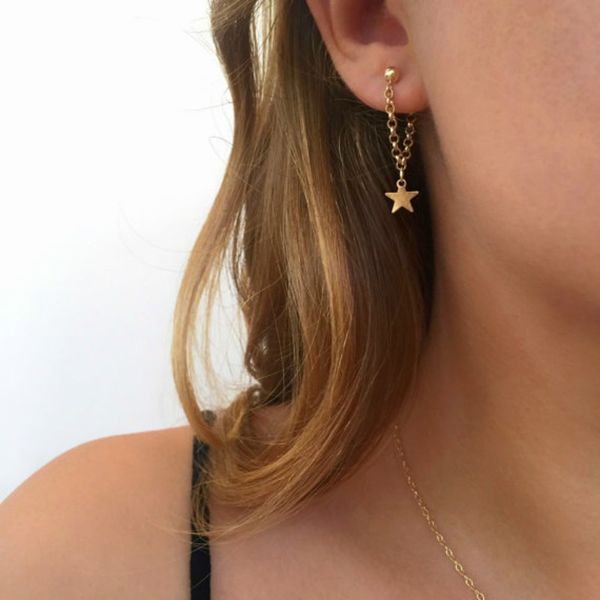 tassel gold color star design chain angle long earrings statement dangle earrings for wedding oorbellen pendientes orecchini, Golden;silver
tassel gold color star design chain angle long earrings statement dangle earrings for wedding oorbellen pendientes orecchini, Golden;silver