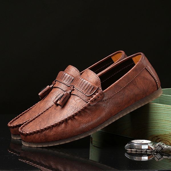cimim brand business fashion large size lazy driving shoes new comfortable casual men leather shoes office flat men loafers, Black
cimim brand business fashion large size lazy driving shoes new comfortable casual men leather shoes office flat men loafers, Black