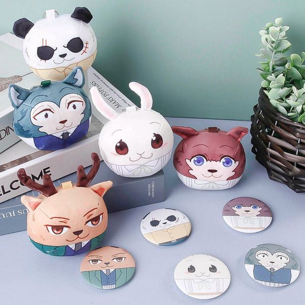 2 pcs/set new anime beastars plush doll keychain and badge stuffed toy clothes accessories gift, Silver
2 pcs/set new anime beastars plush doll keychain and badge stuffed toy clothes accessories gift, Silver