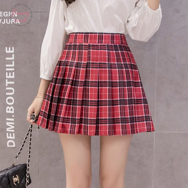 plaid pleated skirt colorblock high waist mini skirts women 2019 new spring a line skirts elegant workwear bottoms, Black
plaid pleated skirt colorblock high waist mini skirts women 2019 new spring a line skirts elegant workwear bottoms, Black