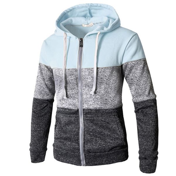 fashion-men's hoodies tracksuit 2018 autumn winter drawstring pocket patchwork hooded sweatshirt long sleeve zip coat male top, Black
fashion-men's hoodies tracksuit 2018 autumn winter drawstring pocket patchwork hooded sweatshirt long sleeve zip coat male top, Black