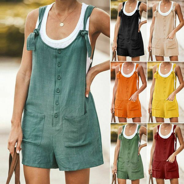 women's jumpsuits & rompers unifizz womens summer siamese linen cotton jumpsuit dungarees pocket shorts trousers playsuit overall pants, Black;white
women's jumpsuits & rompers unifizz womens summer siamese linen cotton jumpsuit dungarees pocket shorts trousers playsuit overall pants, Black;white