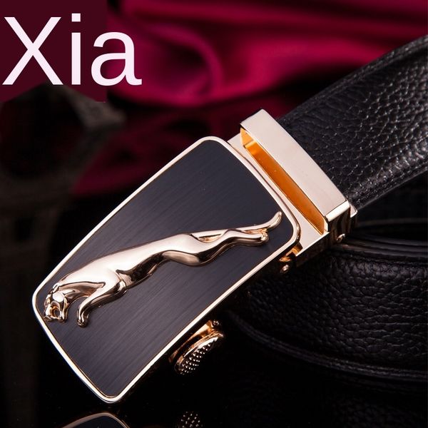 jaguar men's leather layer cowhide automatic buckle belt youth formal business belt, Black;brown
jaguar men's leather layer cowhide automatic buckle belt youth formal business belt, Black;brown