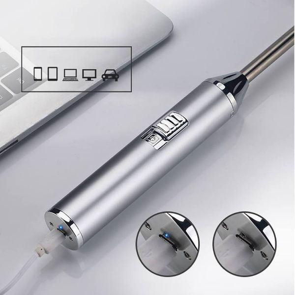 rechargeable usb kitchen lighter long handle electric led arc lighter windproof safe pulsed lighters for cooking candle camping other kitche
rechargeable usb kitchen lighter long handle electric led arc lighter windproof safe pulsed lighters for cooking candle camping other kitche