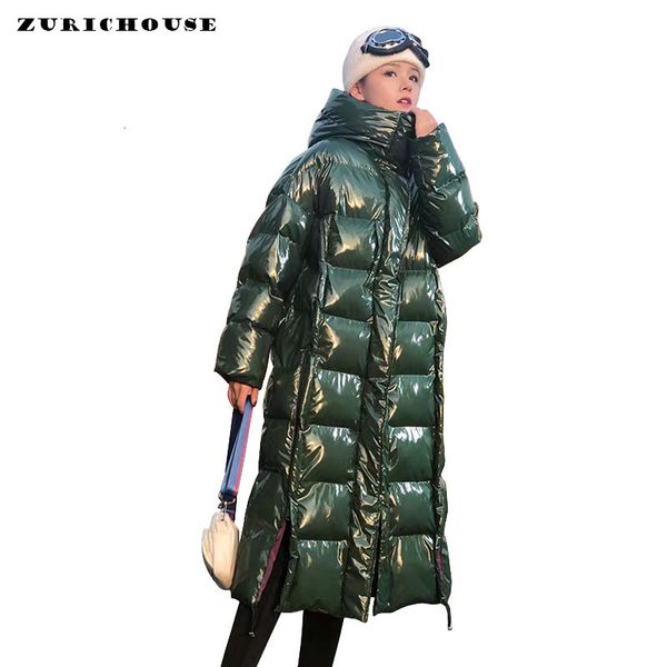 zurichouse 2019 winter jacket women long fashion glossy down padded coat female plus size loose outwear hooded winter parka, Black
zurichouse 2019 winter jacket women long fashion glossy down padded coat female plus size loose outwear hooded winter parka, Black