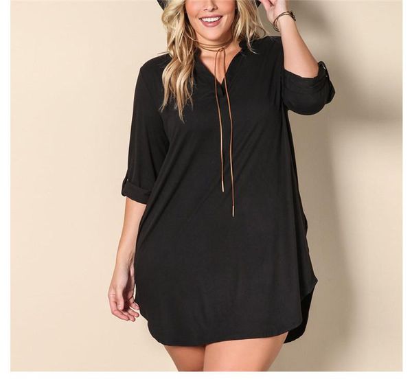 solid color womens casual dresses designer plus size womens loose dresses fashion irregular pocket panelled females clothing, Black;gray
solid color womens casual dresses designer plus size womens loose dresses fashion irregular pocket panelled females clothing, Black;gray