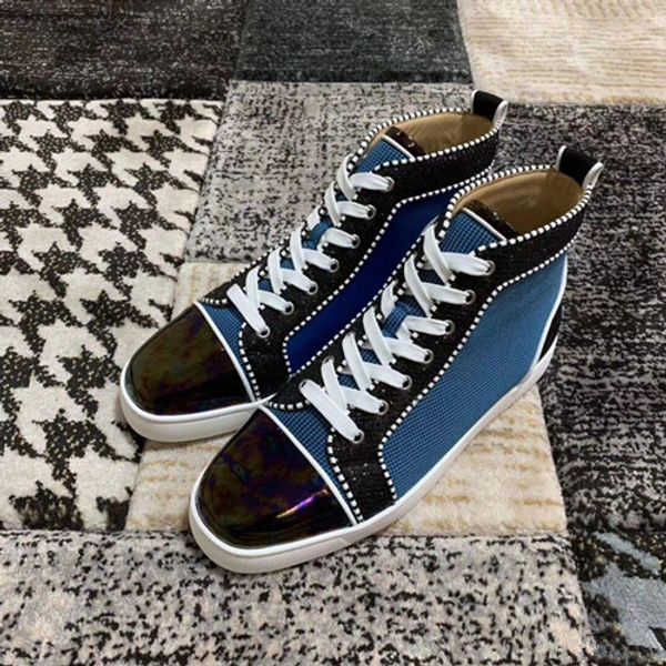 мода high-top мужская обувь pik pik шипы louisflats красной подошвой кроссовки обувь для женщин, мужчин strass партия высокого качества свад, Black
мода high-top мужская обувь pik pik шипы louisflats красной подошвой кроссовки обувь для женщин, мужчин strass партия высокого качества свад, Black