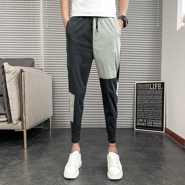 summer 2020 thin jeans men fashion streetwear denim pants men hip hop patchwork color slim fit casual mens jeans ankle length 34, Blue
summer 2020 thin jeans men fashion streetwear denim pants men hip hop patchwork color slim fit casual mens jeans ankle length 34, Blue