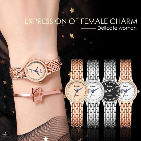 simple star diamond inlaid alloy watch ladies quartz watch versatile 2020 new women watches luxury bracelet ladies jewelry, Slivery;brown
simple star diamond inlaid alloy watch ladies quartz watch versatile 2020 new women watches luxury bracelet ladies jewelry, Slivery;brown