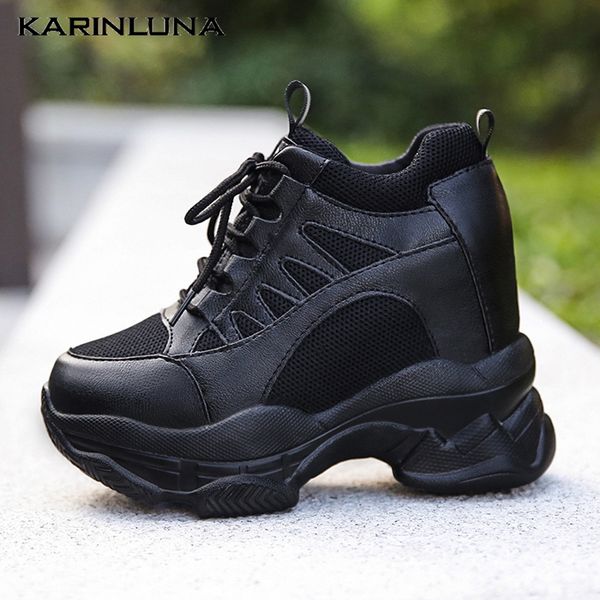 karinluna sneakers woman air mesh inner heels height increase platform student shoes woman leisure shoes woman pumps, Black
karinluna sneakers woman air mesh inner heels height increase platform student shoes woman leisure shoes woman pumps, Black