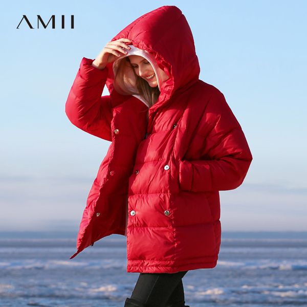 amii minimalist hoodie oversize down jacket 2018 autumn winter causal solid 90% white duck down thick shorts coat, Black
amii minimalist hoodie oversize down jacket 2018 autumn winter causal solid 90% white duck down thick shorts coat, Black