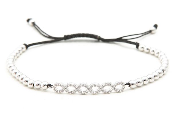 gold silver micro pave cz cubic zirconia rope adjusted copper beads bracelet sty354 charm braided bangles women, Black
gold silver micro pave cz cubic zirconia rope adjusted copper beads bracelet sty354 charm braided bangles women, Black