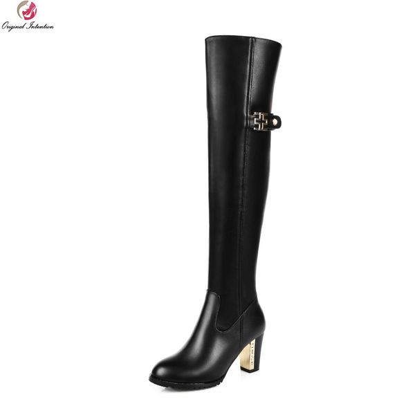 original intention women over the knee boots fashion round toe square heels boots fashion black shoes woman us size 3.5-13
original intention women over the knee boots fashion round toe square heels boots fashion black shoes woman us size 3.5-13