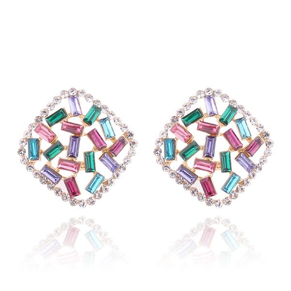 lubov summer new style rhinestone rainbow stud earrings for women wedding party holiday gift jewellery wholesale valentine's, Golden;silver
lubov summer new style rhinestone rainbow stud earrings for women wedding party holiday gift jewellery wholesale valentine's, Golden;silver
