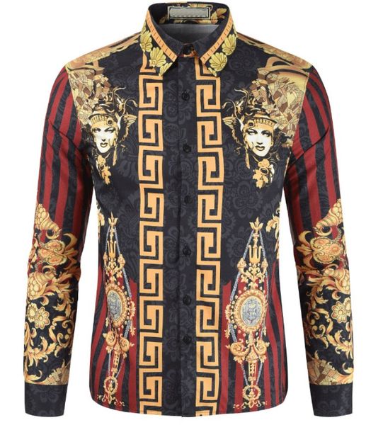 popular men's shirt harajuku fashion leisure shirt man medusa black tiger leopard fancy cultivate one's morality shirt, White;black
popular men's shirt harajuku fashion leisure shirt man medusa black tiger leopard fancy cultivate one's morality shirt, White;black