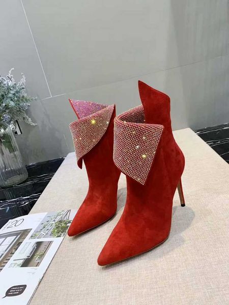 new black ankle boots for women pointed toe zip 9.7cm high heels short boots winter fur boots women bottine kid_fashion
new black ankle boots for women pointed toe zip 9.7cm high heels short boots winter fur boots women bottine kid_fashion