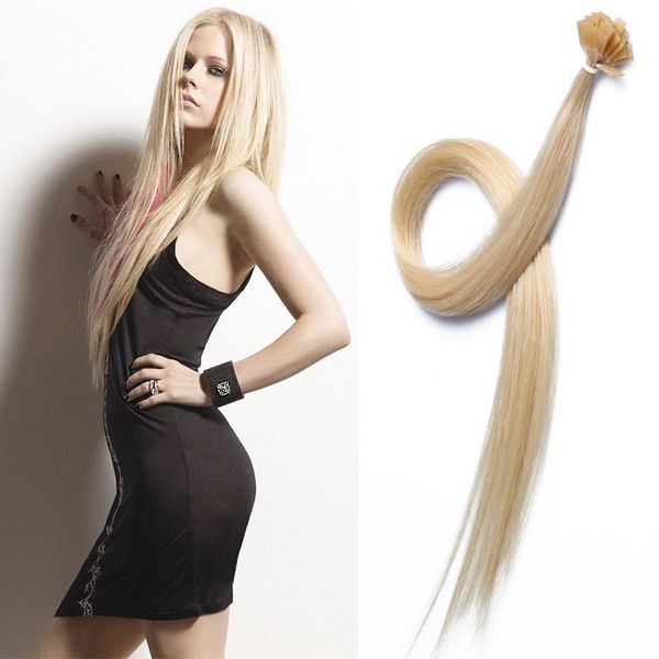 grade blonde 613 color flat tip in hair extensions brazilian remy hair straight 1gram strand & 200g pack double drawn, dhl, Black
grade blonde 613 color flat tip in hair extensions brazilian remy hair straight 1gram strand & 200g pack double drawn, dhl, Black